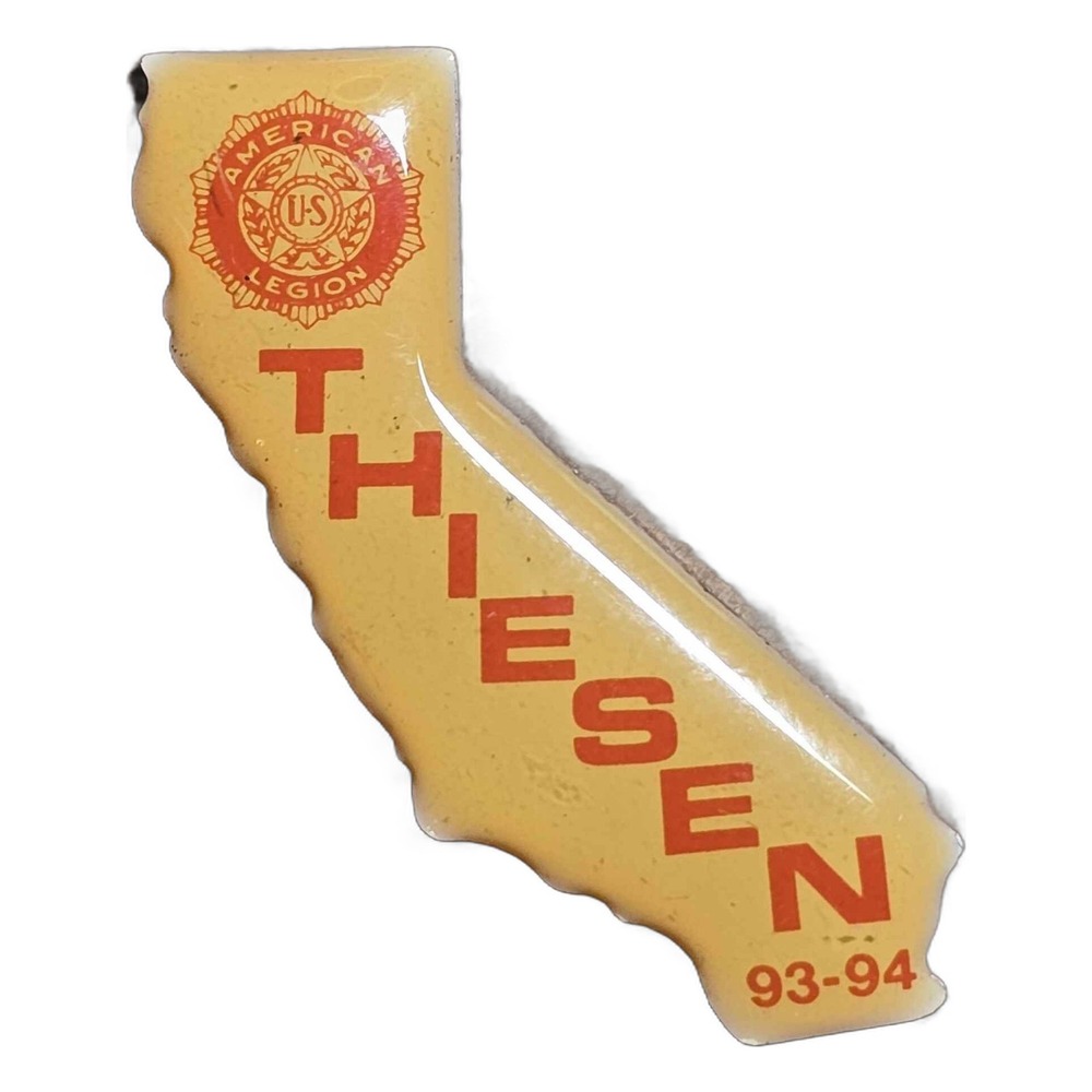 California American Legion Thiesen 93-94 Lapel Vest Hat Pin J12